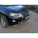 Накладка решётки радиатора 12 мм ТСС для Lexus RX-350 (кроме F-Sport) 2012-2021
