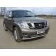 Защита переднего бампера 76 мм ТСС для Nissan Patrol 2014-2021