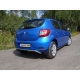 Защита заднего бампера волна 42 мм ТСС для Renault Sandero 2015-2021