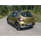 Защита заднего бампера 60 мм ТСС для Renault Sandero Stepway 2015-2018