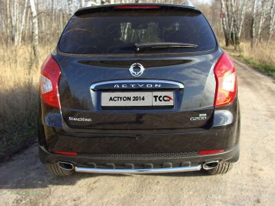 Рамка номерного знака Ssang Yong Actyon (комплект) ТСС для Любые