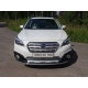Защита переднего бампера 50 мм ТСС для Subaru Outback 2015-2021