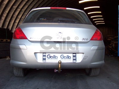 Фаркоп оцинкованный Galia шар BMA съемный для Citroen C4/Peugeot 307/308 2001-2021