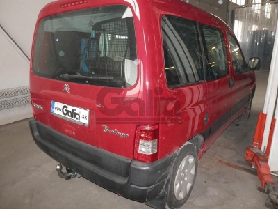 Фаркоп оцинкованный Galia шар BMA съёмный для Citroen Berlingo/Peugeot Partner 1996-2008