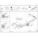 Фаркоп оцинкованный Galia шар C съемный для Ford B-max 2012-2018