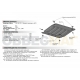 Защита картера и КПП Автоброня для 1,2/1,6D/2,0 сталь 2 мм для Nissan Qashqai 2014-2015