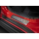 Накладки порогов Rival с надписью 4 штуки для Kia Soul 2 2016-2019