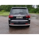 Защита заднего бампера 76 мм ТСС для Infiniti QX80 2018-2021