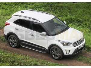 Пороги алюминиевые Rival Premium для Hyundai Creta № A173ALP.2310.1