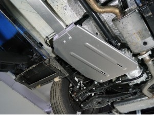 Защита бака и заднего редуктора (алюминий) 4 мм для Exeed TXL 1.6L Turbo 4WD 2021 – н.в. ZKTCC00469 (не подходит на комлектацию FL2)