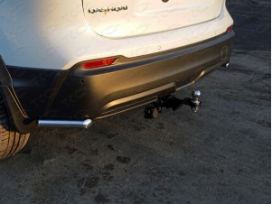 Защита задняя уголки 42 мм для Nissan Qashqai № NISQASH19-30