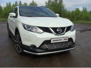 Защита передняя нижняя 60,3 мм для Nissan Qashqai 2013 – 2019 NISQASH14-02