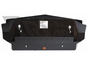 Защита картера и радиатора ALFeco для 3,5 V8 из 2 частей сталь 2 мм Cadillac SRX № ALF3703st