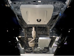 Защиты комплект алюминий 4 мм (картер, АКПП, бак, емкость с AdBlue, задний редуктор)