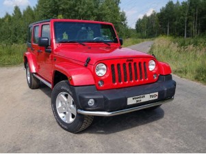 Защита переднего бампера 60 мм для Jeep Wrangler 5D № JEEPWRAN5D(3.6)14-02