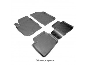Коврики 3D в салон Norplast полиуретан чёрные для Kia Cerato № NPA11-C43-073